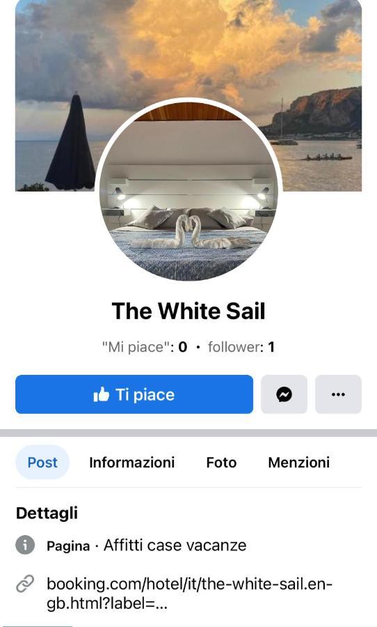 The White Sail - Mondello Apartment With Terrace - Casa Di Vincenzo E Andrea Exterior photo